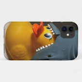 Haifisch-Hut-Gummi-Ente Case-Mate iPhone Hülle (Rückseite (Horizontal))