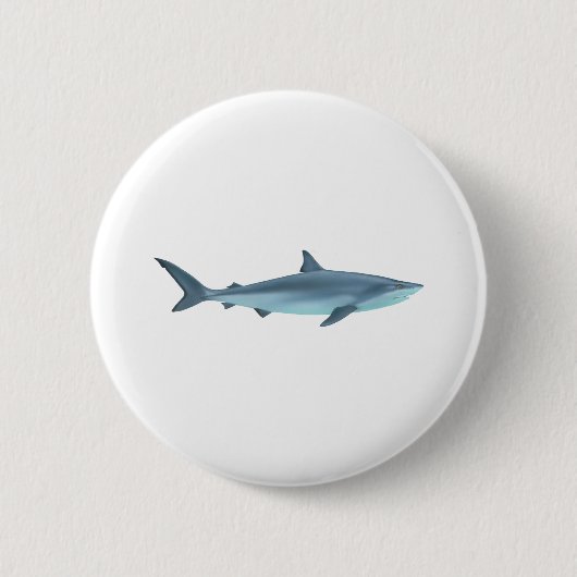 Haifisch-Illustration Button (Vorderseite)