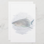 Haifisch im Wasserbriefpapier Briefpapier (Vorne/Hinten)