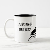 Haifisch - immer hungrig zweifarbige tasse (Links)