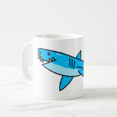 Haifisch Kaffeetasse (Vorderseite Links)