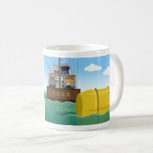 Haifisch-Katzen Kaffeetasse (VorderseiteRechts)