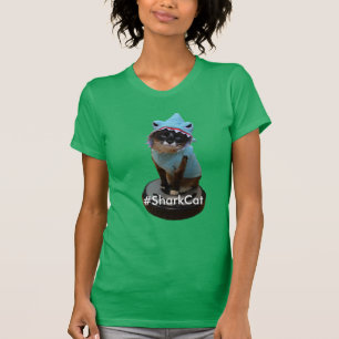 Haifisch-Katzen-T - Shirt #SharkCat Kitty auf