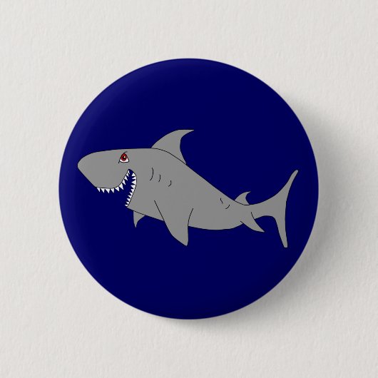 Haifisch-Knopf Button (Vorderseite)