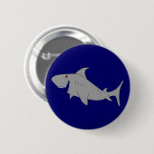 Haifisch-Knopf Button (Vorne & Hinten)