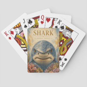Haifisch-Korallenriff-Wildlife Spielkarten