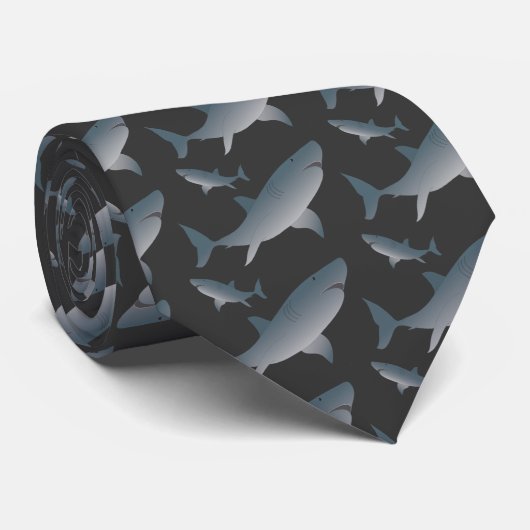 Haifisch-Krawatte Krawatte (Gerollt)