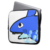 Haifisch-Laptop-Hülsen Laptopschutzhülle (Vorderseite Links)