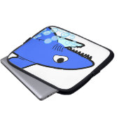 Haifisch-Laptop-Hülsen Laptopschutzhülle (Vorne Knopf)