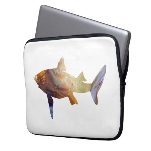 Haifisch Laptopschutzhülle (Vorderseite Links)