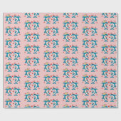 Haifisch-Liebe Geschenkpapier (Flach)