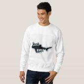Haifisch-Liebhaber-Shirt Sweatshirt (Vorne ganz)