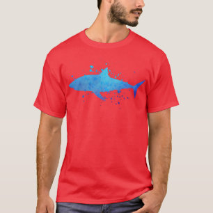 Haifisch Lover Retro Vintages Tauchen Schnorcheln T-Shirt