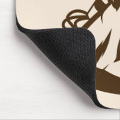 Haifisch mit einem Frickin Laserstrahl Mousepad (Ecke)