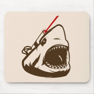 Haifisch mit einem Frickin Laserstrahl Mousepad