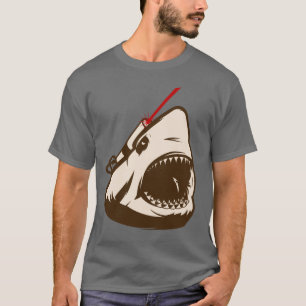 Haifisch mit einem Frickin Laserstrahl T-Shirt