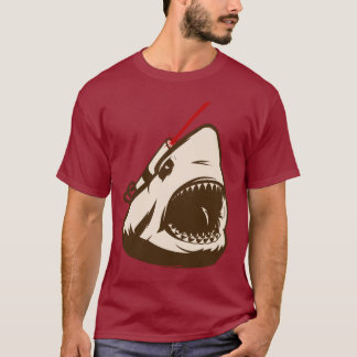 Haifisch mit einem Frickin Laserstrahl T-Shirt