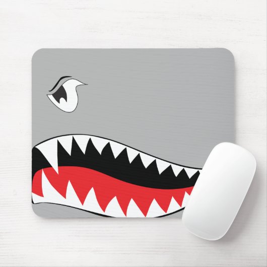 Haifisch-Mund Mousepad (Mit Mouse)