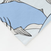 Haifisch-Muster-Fleecedecken Fleecedecke (Ecke)