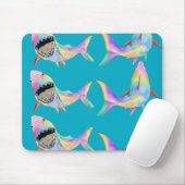 Haifisch-Ozean-Kunst Mousepad (Mit Mouse)