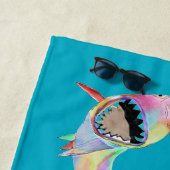 Haifisch-Ozean-Kunst Strandtuch (Beispiel)