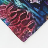 Haifisch-Ozean-Raubtier-Kunst Fleecedecke (Ecke)