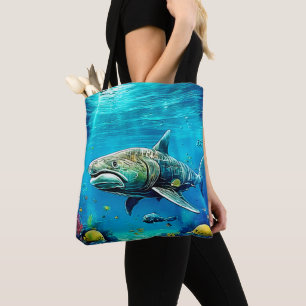 Haifisch-Ozean-Raubtier-Kunst Tasche