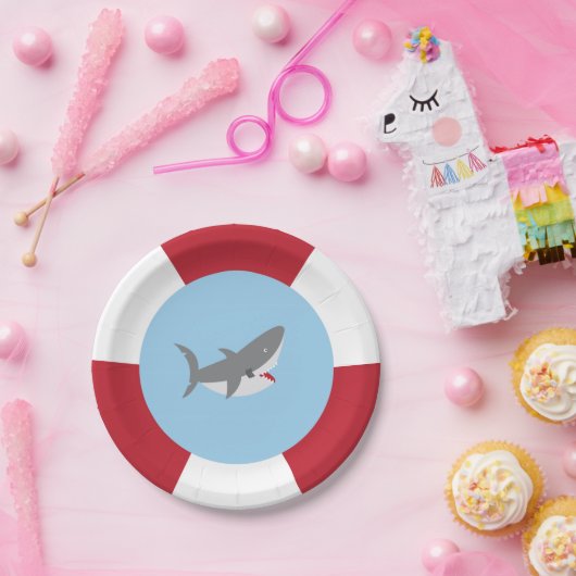 Haifisch-PapierTeller Pappteller (Party)