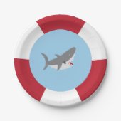 Haifisch-PapierTeller Pappteller (Vorderseite)
