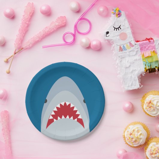 Haifisch-PapierTeller Pappteller (Party)