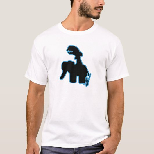 Haifisch-Reitelefant T-Shirt (Vorderseite)