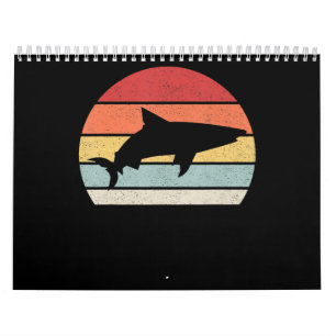 Haifisch Retro Vintage Geschenke Kalender