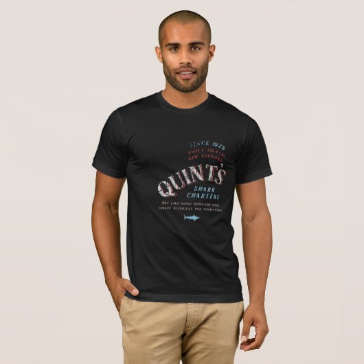 Haifisch-Shirt der Quinte, T - Shirt T - Shirt (Vorne ganz)