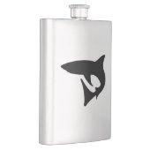 Haifisch-Silhouette Flachmann (Rechts)