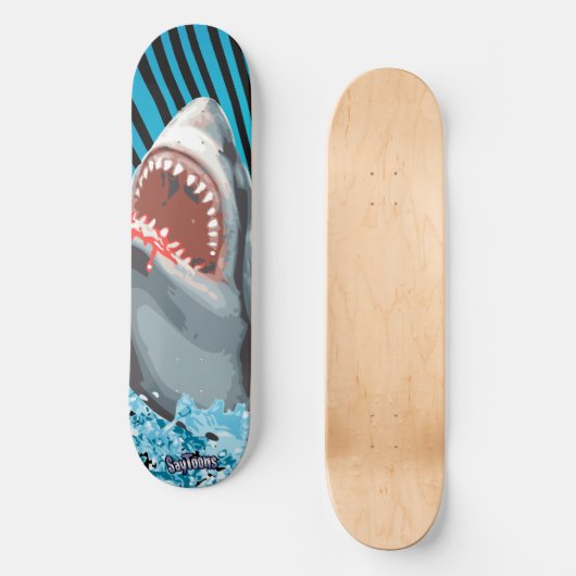 Haifisch! Skateboard (Vorderseite)