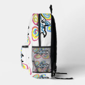 Haifisch Sommer Bedruckter Rucksack (Rechts)