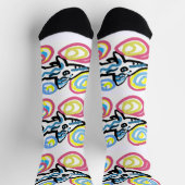 Haifisch Sommer Socken (Oben)