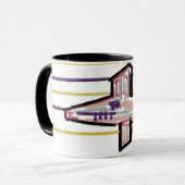 Haifisch-Sommerfreude Tasse (Vorderseite Links)