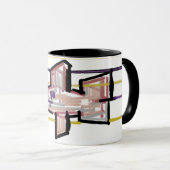Haifisch-Sommerfreude Tasse (VorderseiteRechts)