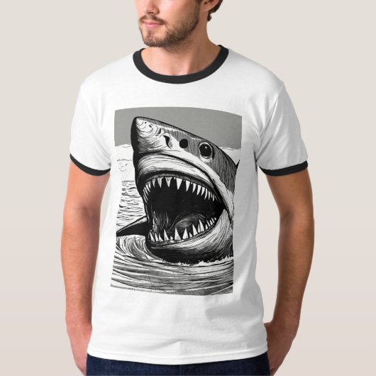 Haifisch-T-Shirt T-Shirt (Vorderseite)
