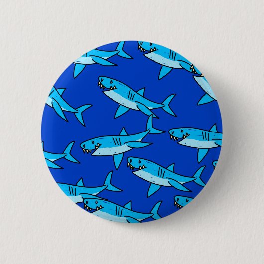 Haifisch-Tapete Button (Vorderseite)