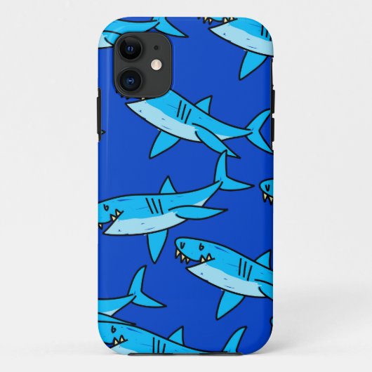 Haifisch-Tapete Case-Mate iPhone Hülle (Rückseite)