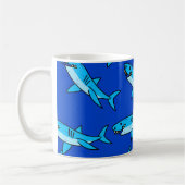 Haifisch-Tapete Kaffeetasse (Links)
