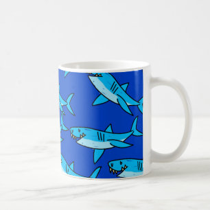 Haifisch-Tapete Kaffeetasse