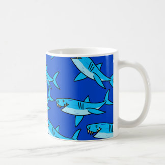 Haifisch-Tapete Kaffeetasse