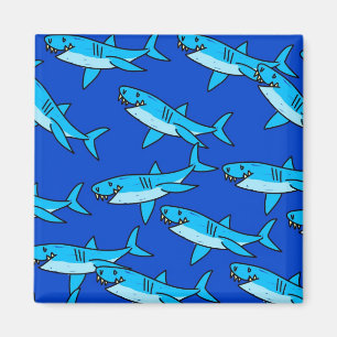 Haifisch-Tapete Magnet