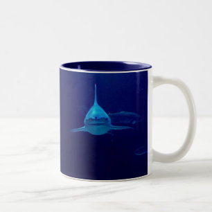 Haifisch-Tasse Zweifarbige Tasse