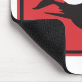 Haifisch-Tauchflagge Mousepad (Ecke)