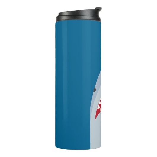 Haifisch-Trommel Thermosbecher (Nach links gedreht)