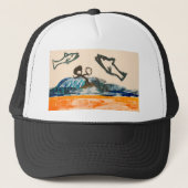 Haifisch Truckerkappe (Vorderseite)